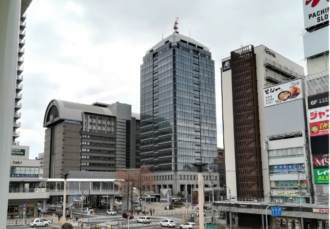 Around Sakaihigashi Station on the Nankai Electric Railway